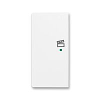 ABB Kryt ZONI 6220T-A02103 240 ovládání 2násobný levý, symbol "scény" matná bílá