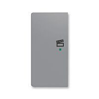 ABB Kryt ZONI 6220T-A02103 241 ovládání 2násobný levý, symbol "scény" šedá