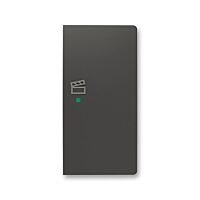ABB Kryt ZONI 6220T-A02203 237 ovládání 2násobný pravý, symbol "scény" matná černá