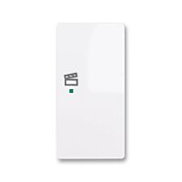 ABB Kryt ZONI 6220T-A02203 500 ovládání 2násobný pravý, symbol "scény"  bílá