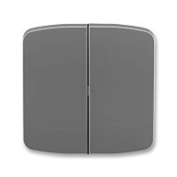 ABB Kryt TANGO 6221A-A01010 S2 dělený pro smart switch; kouřová šedá