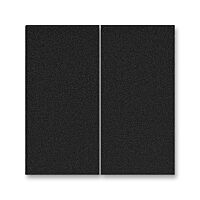 ABB Kryt LEVIT 6221H-A01010 63 dělený pro smart switch; onyx