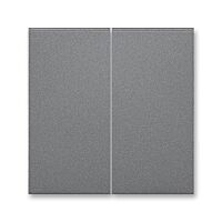 ABB Kryt LEVIT 6221H-A01010 69 dělený pro smart switch; ocelová