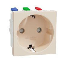 Unica - Zásuvka SCHUKO 2P+E 250V/16A, cl