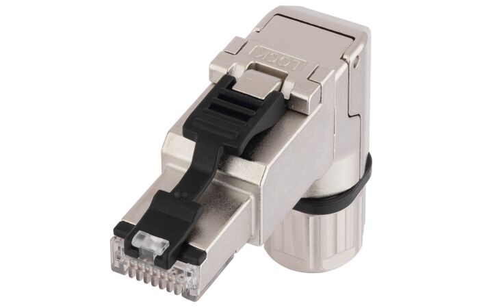 LAPP Konektor EPIC DATA RJ45 ED-IE-90-6A-B-20-FC z&aacute;strčka, &uacute;hlov&eacute; pouzdro (90 &deg;)