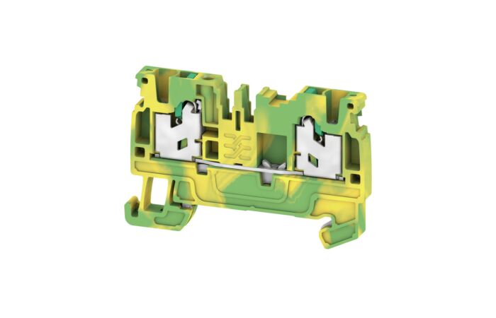 WEIDMÜLLER Svorka S2C 2.5 PE, 2.5 mm² 800 V, 24 A, průchozí, SNAP IN, počet připojení 2, zemnící