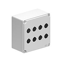 LOVATO Kryt LPZM8CA8 ovládací skříně pro 2x4 ovladače prázdný kovový