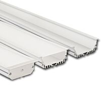 MCLED Profil AL 58x20mm, AH vestavný pro sádrokarton, bez difuzoru, 2m