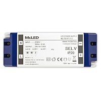 MCLED Napaječ  LED 24V/1,65A ML-732.071.11.1 IP20, plastové provedení se svorkovnicí