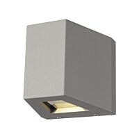 SLV Svítidlo LED OUT-BEAM 18W 740lm 3000K nástěnné 2 zdroje up/down IP44 šedá
