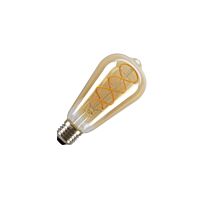 LED ST64, LED-žárovka, zlatá, E27, 4W, 2