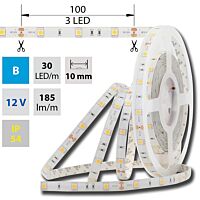 MCLED Pásek LED SMD5050 B, 30LED/m, 7,2W/m, 185lm/m, IP54, DC 12V, 10mm, 5m
