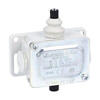 koncový spínač, kovové tělo, kontakty 2V