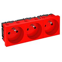 OBO BETTERMANN Zásuvka 3 násobná, přímá STD-F0 SRO3