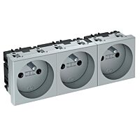 OBO BETTERMANN Zásuvka 3 násobná, přímá STD-F0 AL3