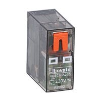 Miniaturní relé 2 zap/vyp 8A 230VAC + LE