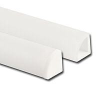 MCLED Profil RA, 10x10mm, vlhkotěsný, rohový, mléčný difuzor, 2m