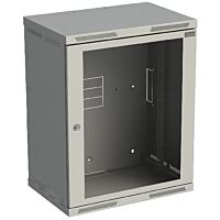 SOLARIX Rozvaděč SENSA 15U 400mm, nástěnný 19", dveře sklo