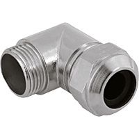 AGRO  Kabelová vývodka Progress, úhlová, 90°, mosazná, krátký závit Pg9