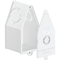 KAISER  Krabice s krytem pro nástěná svítidla pod omítku