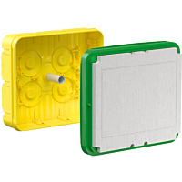 KAISER  Krabice univerzální čtvercová  s víkem 250x220x90 mm, do betonu