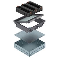 OBO BETTERMANN Jednotka SFB GES9 7011 MT přístrojová, 264x264x135mm, PA, ocelově šedá