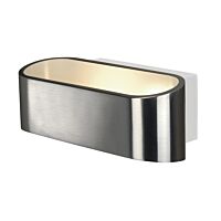 ASSO LED nástěnné svítidlo, kartáčovaný hliník/bílá, 2000K-3000K Dim to Warm