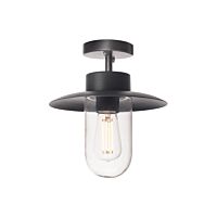 SLV Svítidlo MOLAT 60W E27 stropní  IP44 antracit