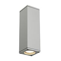 SLV Svítidlo THEO UP/DOWN OUT 35Wx2 GU10 nástěnné IP44 stříbrnošedá