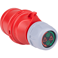 Vidlice LED 32A 5p 400V testovací