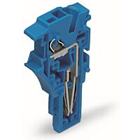 WAGO Modul 2022-174 1vodičový středový s pružinovou svorkovnicí Push-in CAGE CLAMP® 4 mm², modrá
