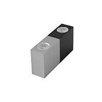 Sví. LED VARIO DUO 2x3W černá t.bílá