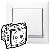 LEGRAND Zásuvka VALENA 774434 TV-RD bílá