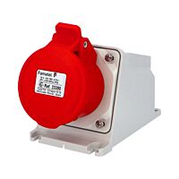 FAMATEL Zásuvka nástěnná 23390 I400V 16A 4P 6h IP44