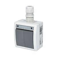 FAMATEL Spínač ATLAS sériový č.5 s vývodkou M20 IP65 šedá