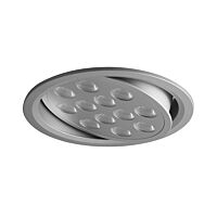 PANLUX Svítidlo LED 12W 12LED - CW podhledové výklopné IP20 aluminium