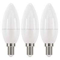 EMOS Žárovka LED 6W-40 E14 470lm 4100K 250° NW Classic Candle 3ks v balení