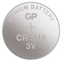 GP Baterie knoflíková LITHIUM CR1216 3V blistr 1ks