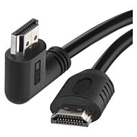 EMOS HDMI 2.0 high speed kabel A vidlice - A vidlice 90° 3m