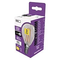 EMOS Žárovka LED 3,4W-40 E14 470lm 4000K 320° FILAMENT Mini Globe