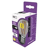 EMOS Žárovka LED 3,4W-40 E27 470lm 4000K 300° FILAMENT Mini Globe