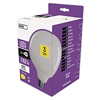 EMOS Žárovka LED 18W-150 E27 2452lm 4000K 340° Filament G125 Globe