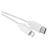 EMOS Kabel nabíjecí a datový kabel USB-C 2.0 / Lightning MFi, 1 m, bílý