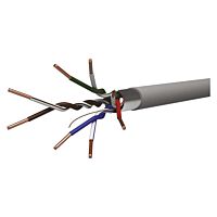 EMOS Kabel datový stíněný FTP 4x2x0,5 cat.5E drát bal.305m