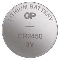 GP Baterie knoflíková LITHIUM CR2450 24,5x5 3V
