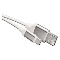 EMOS Kabel USB 2,0 A/M-C/M délka 1m bílá