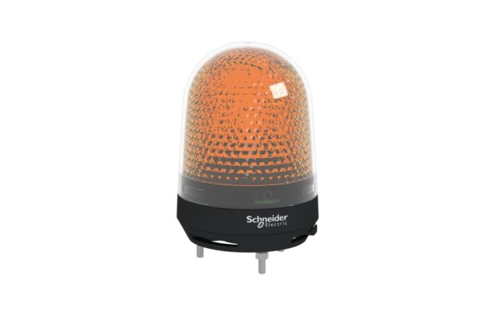 SCHNEIDER Rotační maják, bzučák, DC 12～24 V, oranžová