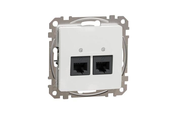 SCHNEIDER Sedna Design & Elements Datová zásuvka 2xRJ45 kat. 5e UTP bílá
