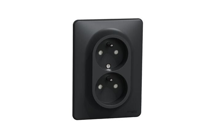 SCHNEIDER Sedna Design & Elements Zásuvka dvojnásobná 230V 16A antracit