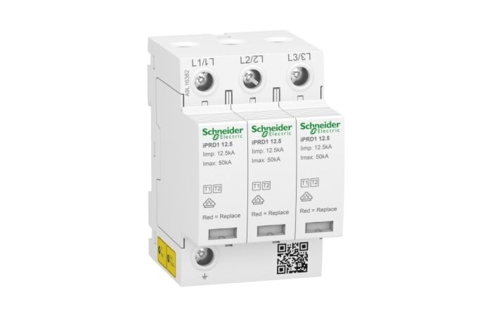 SCHNEIDER Svodič přepětí T1+T2 Acti9 iPRD1 12.5 3Póly
